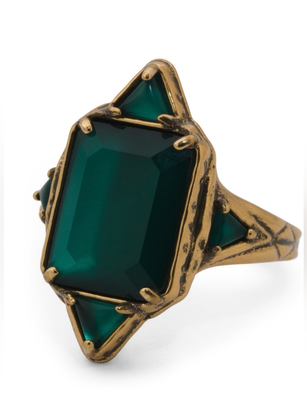 Kendra Scott x Disney The Queen Vintage Green Mother of Pearl Statement Ring